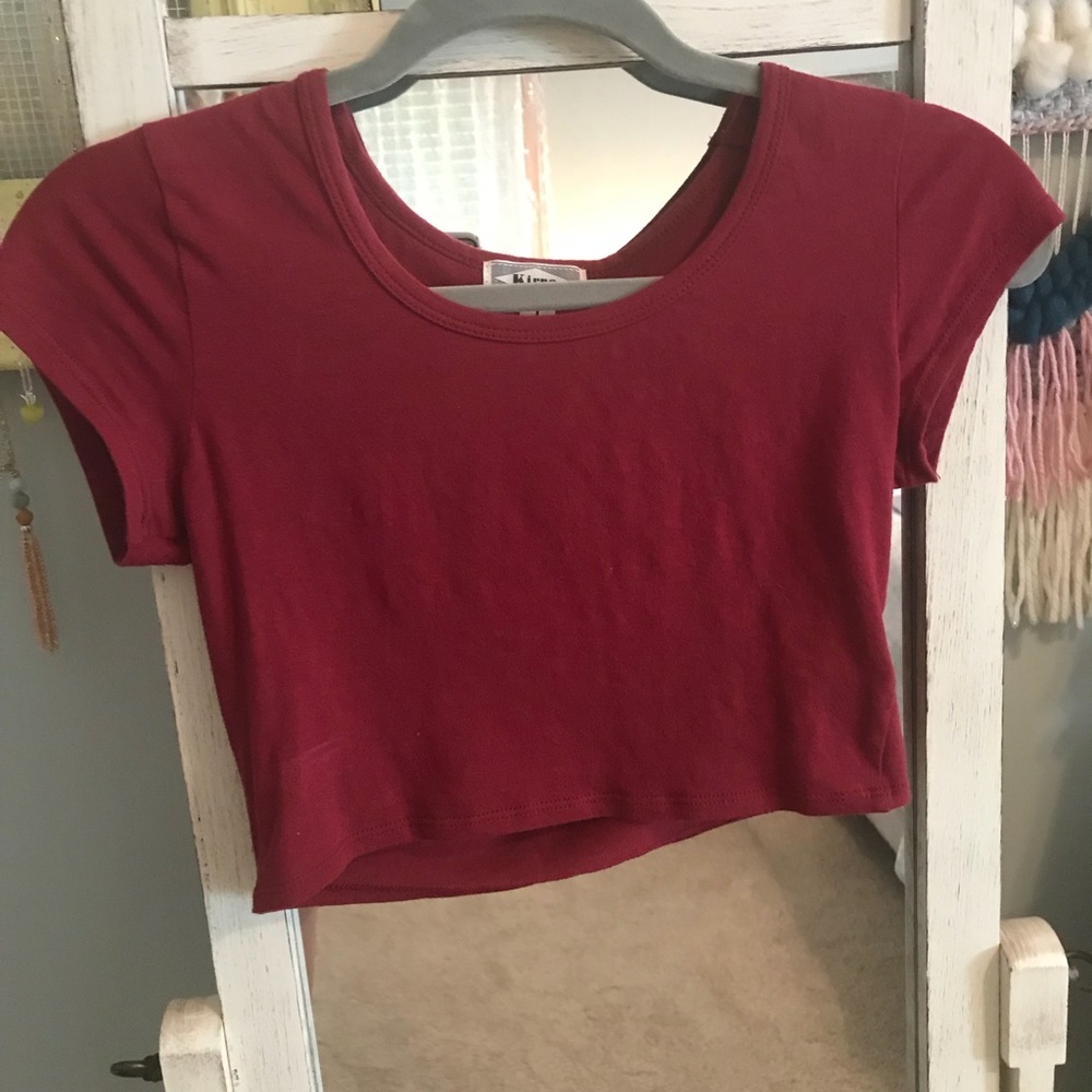 Red Crop Top